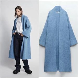 Zara blue alpaca sweater